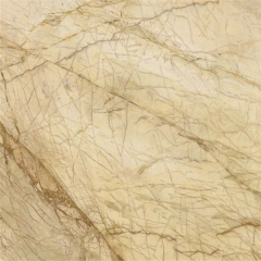 Golden spider marble